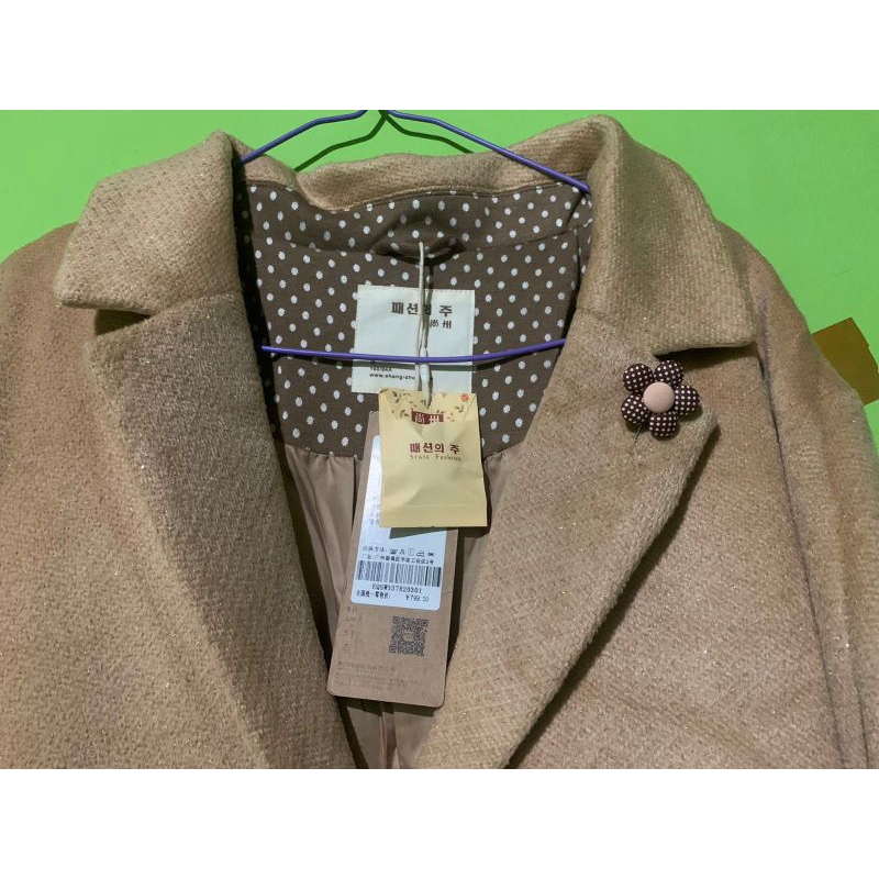Long coat mantel wanita brand Korea
