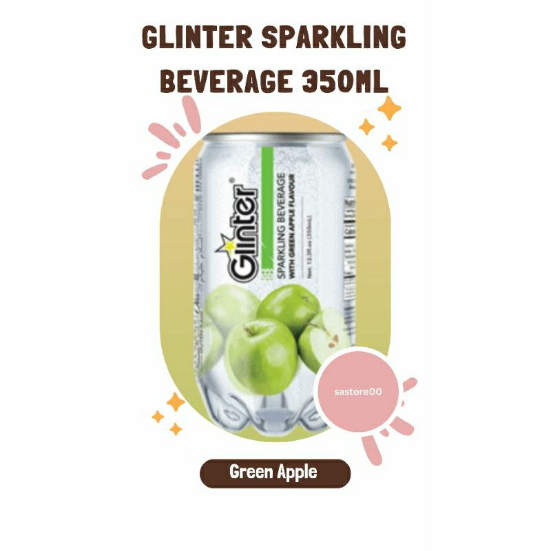 

Glinter Sparkling Beverage Green Apple 350ml