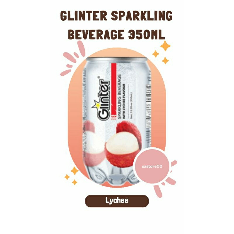 

Glinter Sparkling Beverage Lychee 350ml