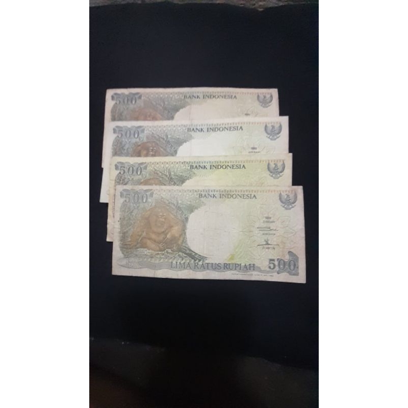 500 rupiah otan tahun 1992 fine