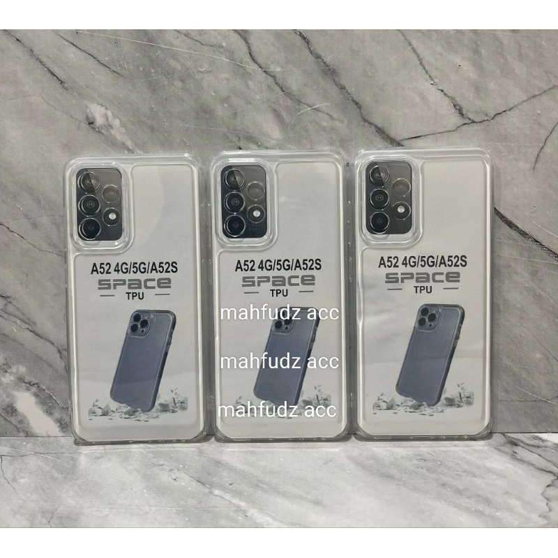 SLICON/CASE BENING CLEAR SAMSUNG A52/A52S CASE PELINDUNG CAMERA
