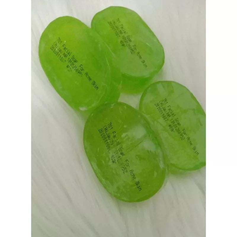 sabun oval hijau