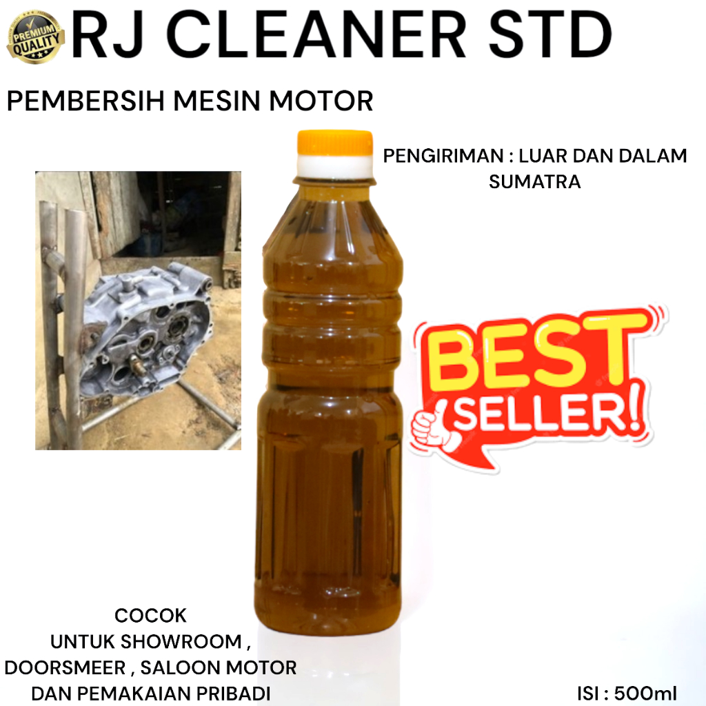 RJ CLEANER STD Pembersih Mesin 500ml ( untuk Pengiriman Dalam Dan Luar Sumatra )