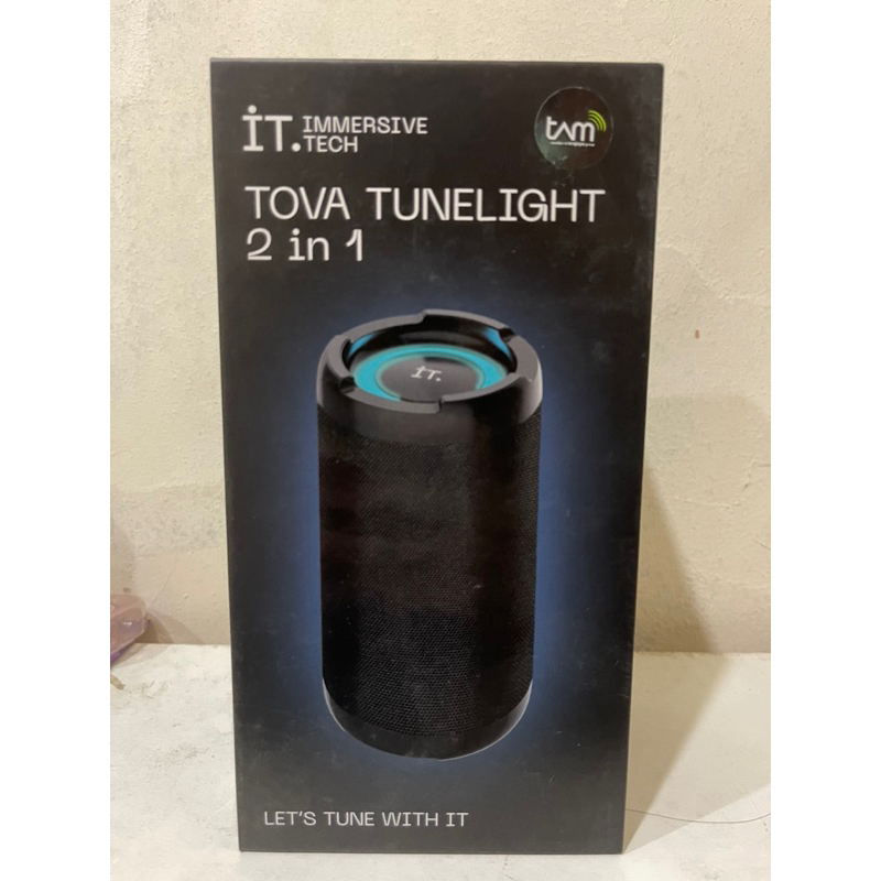 IT. TOVA TUNELIGHT BLUETOOTH SPEAKER 2 in 1