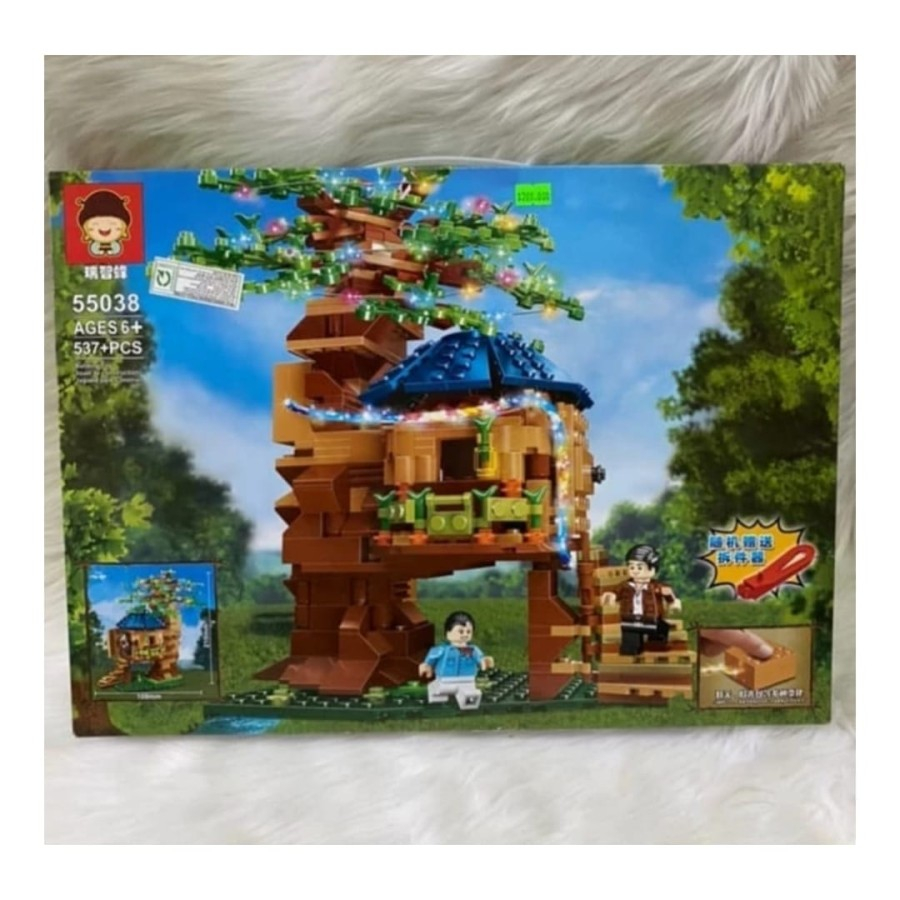 Brick Minecraft Spring Tree House 55038