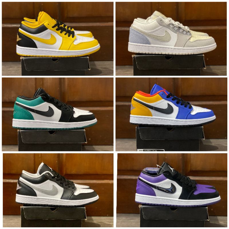 Sepatu Nike Air Jordan 1 Low Mystic Green Premium Quality