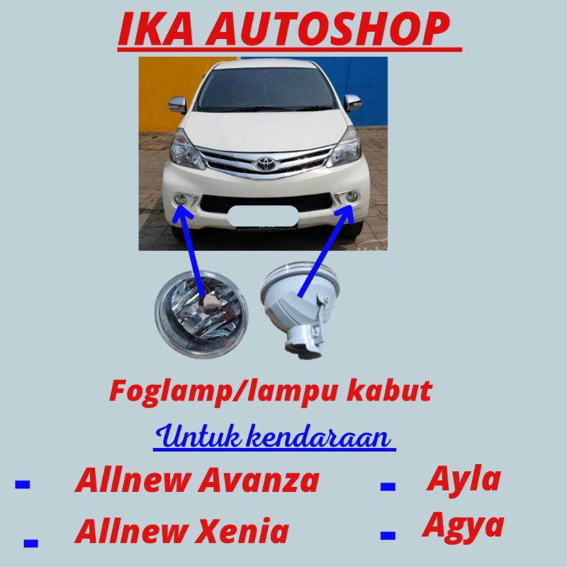 FOGLAMP LAMPU KABUT AYLA 2014 2015 2016 2017 2018