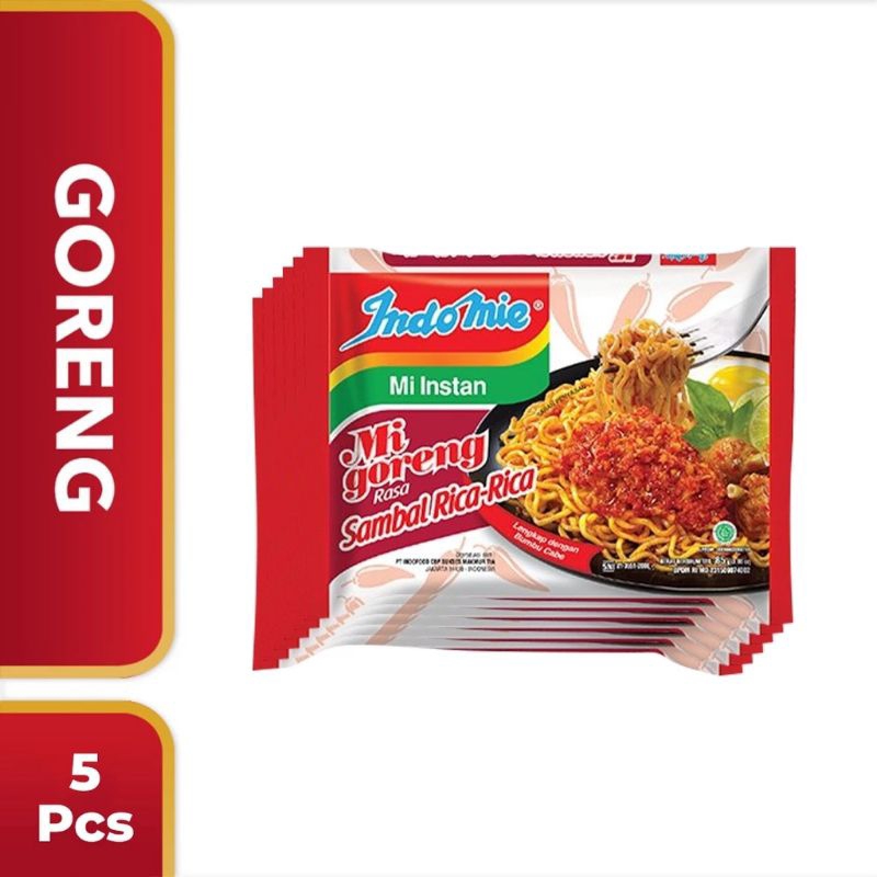 

INDOMIE GORENG RASA SAMBAL RICA RICA