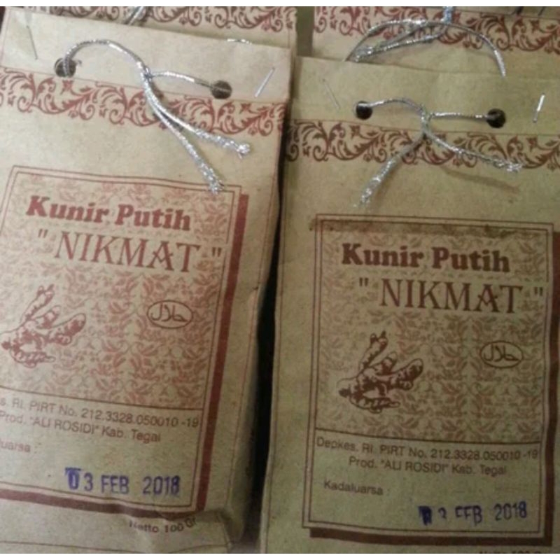 

Kunyit putih nikmat