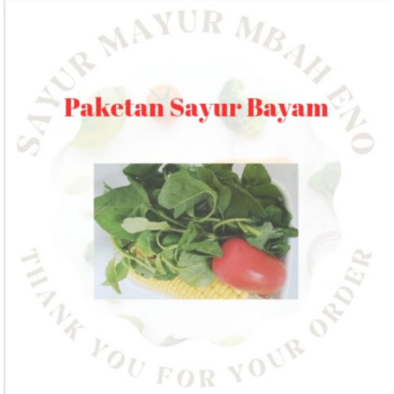 

Paketan Sayur Bayam