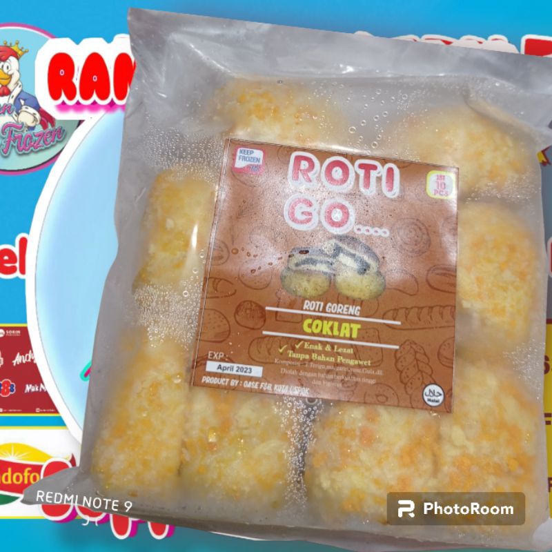 

Roti Go Rasa Coklat Roti goreng 10pcs Halal