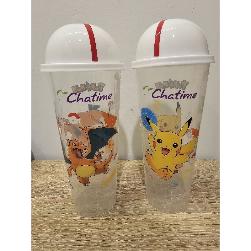 Tumbler Pikachu +Charizard Chatime BONUS Mewtwo selama ada persediaan