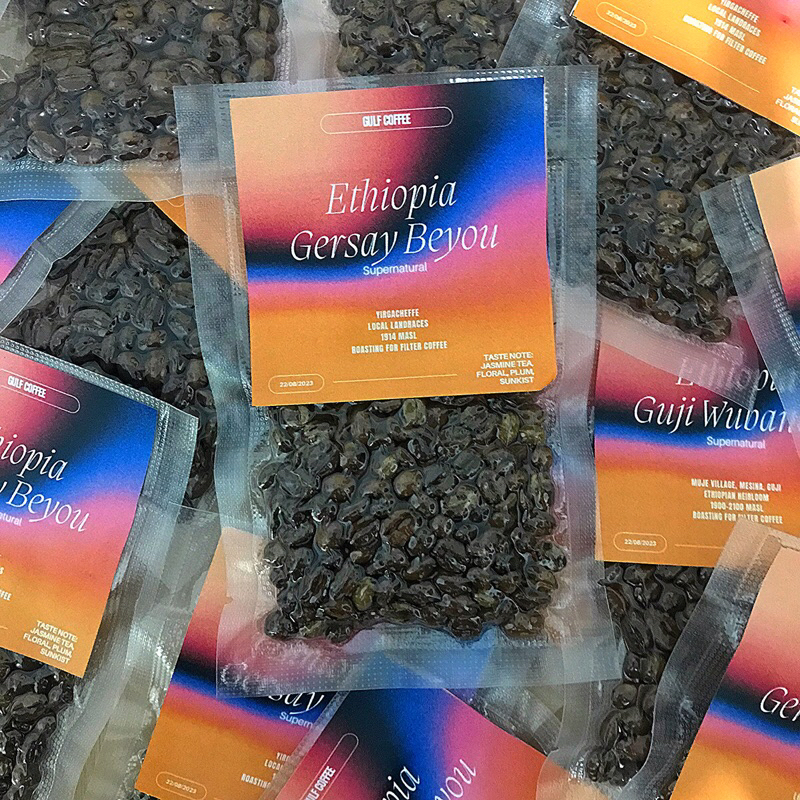 

Biji Kopi Ethiopia Reserve | Roasted Whole Beans Specialty Coffee | 20 Gram