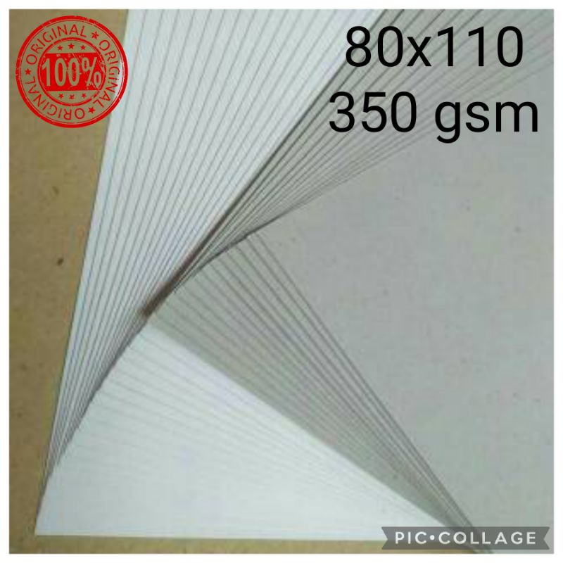 

Kertas duplek 350 gsm / kertas duplex