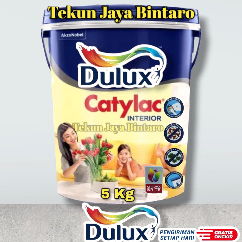 CAT DULUX CATYLAC INTERIOR 5 KG / VARIAN HIJAU GREEN TOSCA TEAL WARNA CUSTOM
