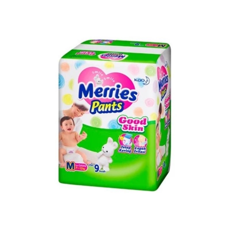 merries pants popok bayi m9/L8/XL7/XXL6