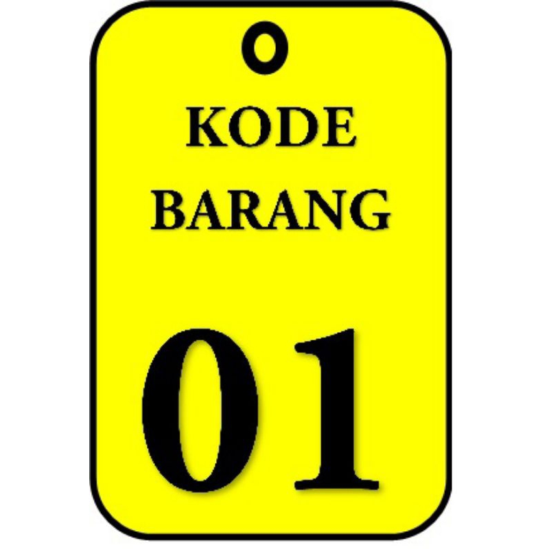 

NOMOR KODE BARANG + LAMINATING CUSTOM
