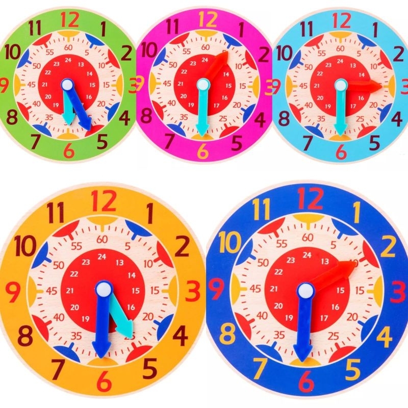 ❤️⭐️ Jam Mainan Anak ⭐️❤️ Belajar Jam Kayu Prakarya Jam Banyuwangi