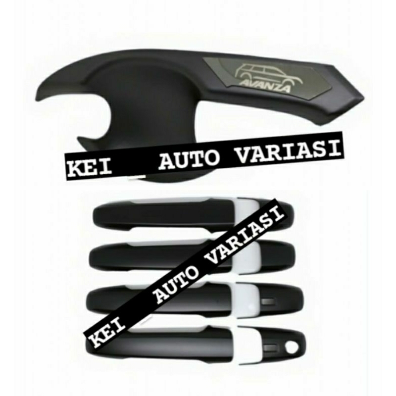 AVANZA 2022 Paket Cover Handle Outer Mangkok Handle Mobil All New Avanza 2022 Hitam Elegant