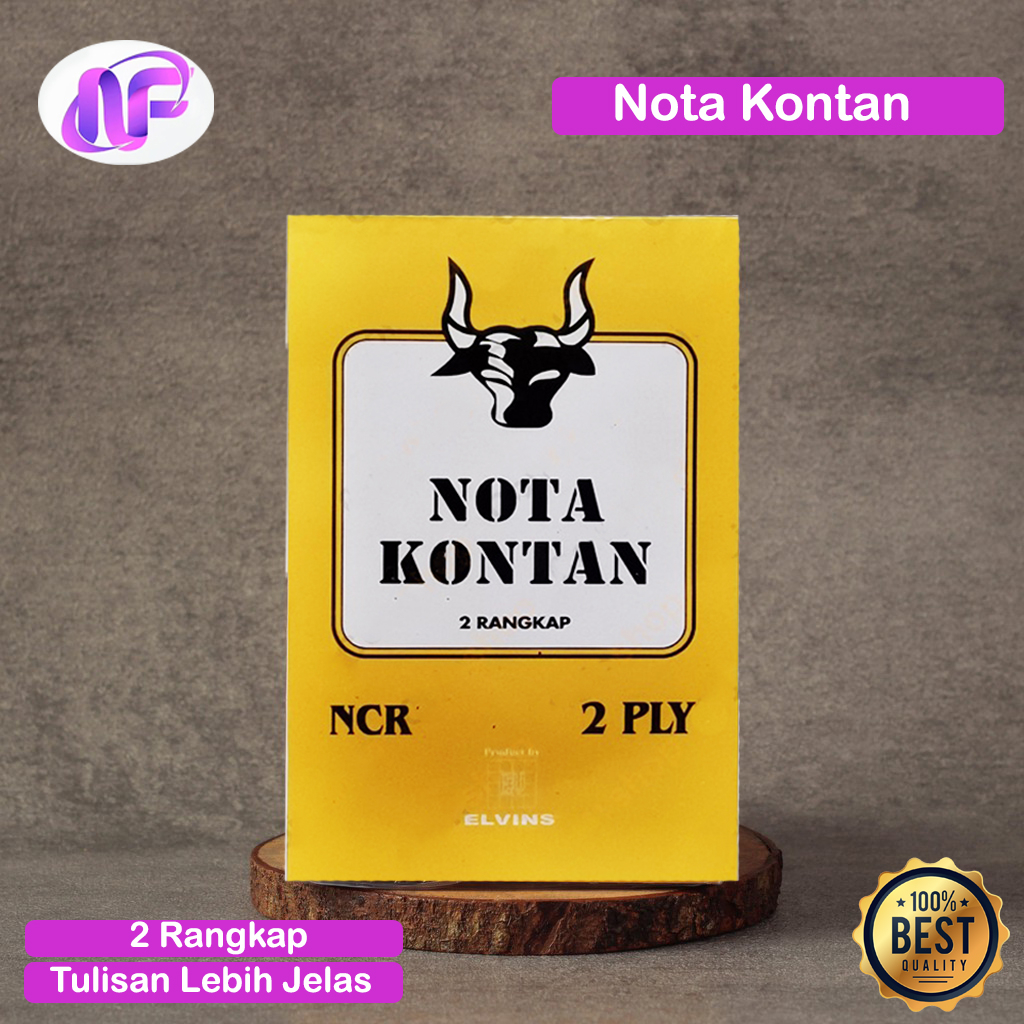 

Buku Nota 2 ply Kecil Dua Rangkap NCR No Carbon Required Praktis Murah