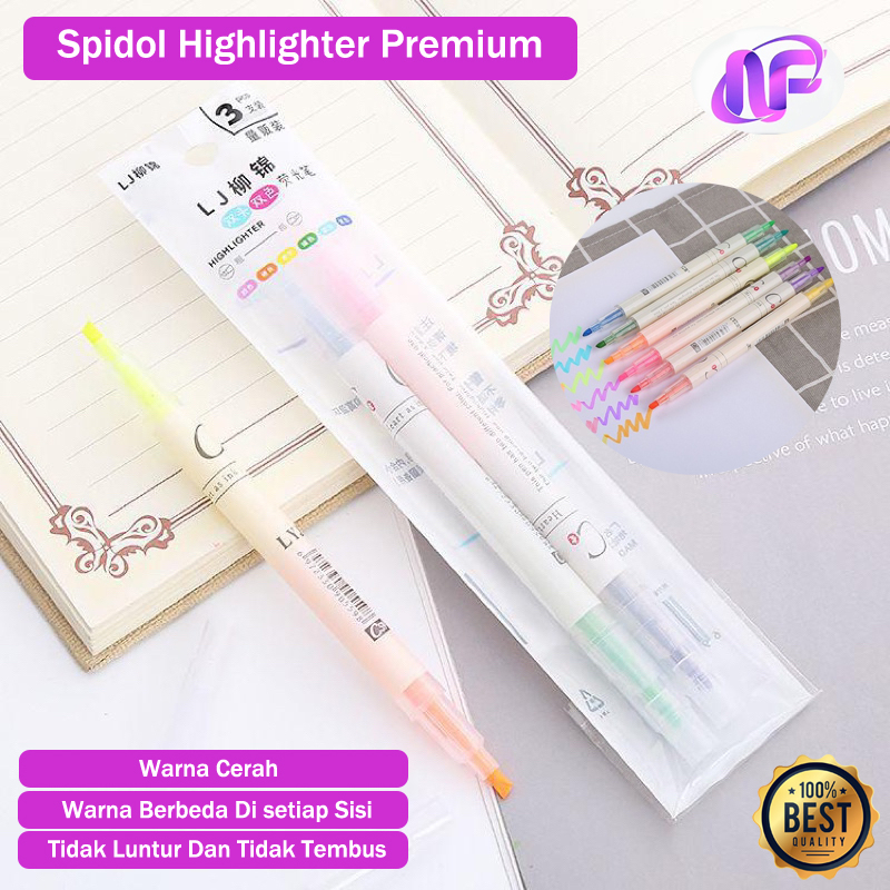 

Stabilo Double Head Spidol Highlighter Penanda Tulisan 2 Sisi Warna