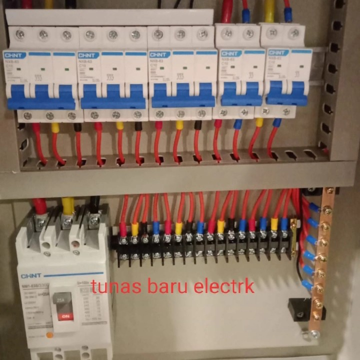 panel penerangan lampu 3phase