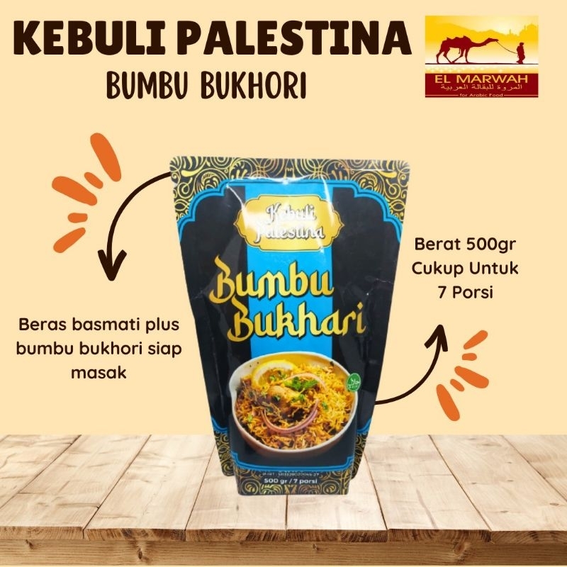 

LE nasi bukhori isi beras basmati dengan bumbu bukhori 500g untuk 7 porsi