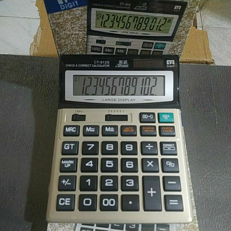 

KALKULATOR besar CT 912s calculator Dagan CT-912s 12ditit