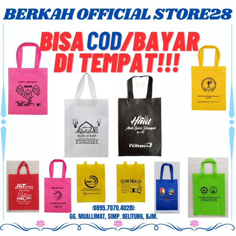 

COD 20x26 cm TAS TANPA TALI COD TAS SPUNBOND MURAH GOODIE BAG GOODIEBAG/ TAS SPUNBOND TALI / TAS WEDDING Bisa di sablon