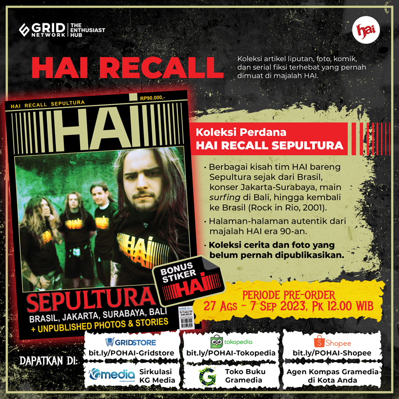 RB MAJALAH HAI RECALL SEPULTURA