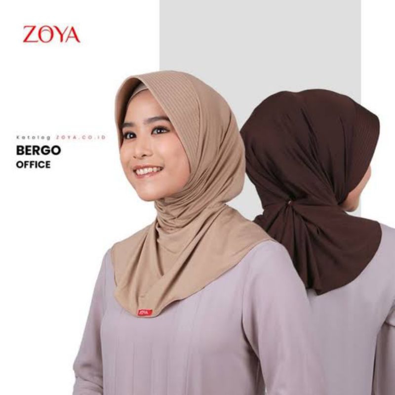 BERGO OFFICE ZOYA hijab instan zoya