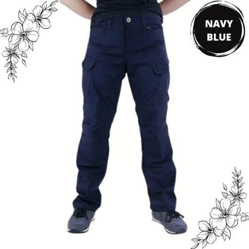 CELANA PANJANG PRIA TACTICAL BIRU NAVY PREMIUM
