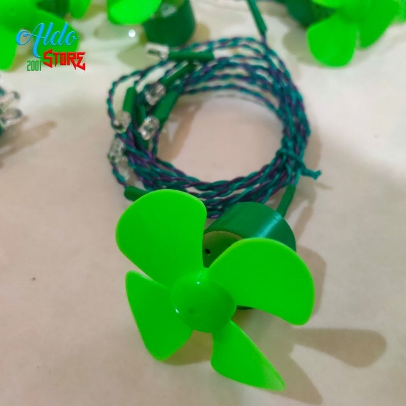 Satu Set Dinamo As Panjang Lampu Layangan LED 5mm