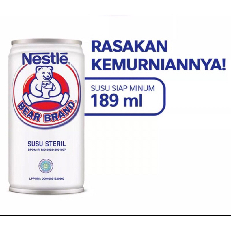 

Susu bear brand kaleng