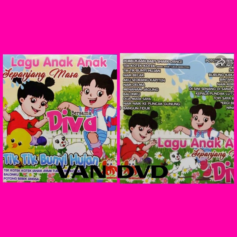 Kaset Video Lagu Anak Anak Sepanjang Masa Bersama Diva