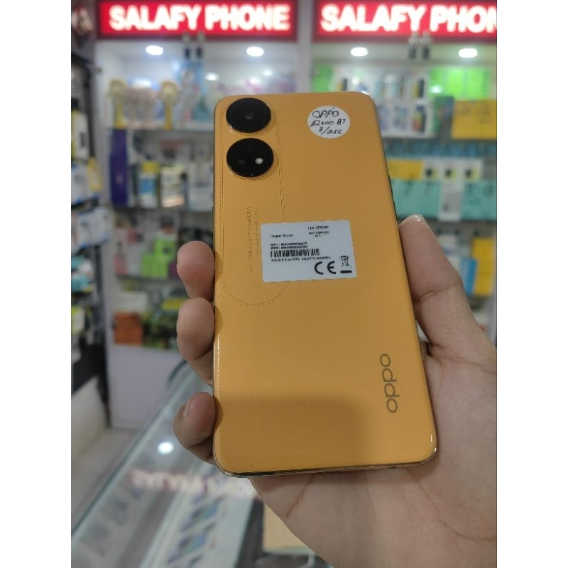 Oppo Reno 8T 8/256GB bekas second like new fullset BERGARANSI