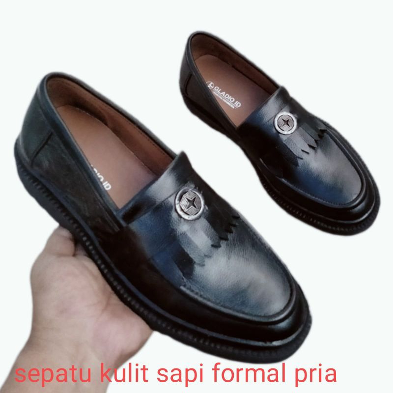 SEPATU PRIA KULIT FORMAL SEPATU PANTOFEL PRIA KULIT SEPTU KANTOR