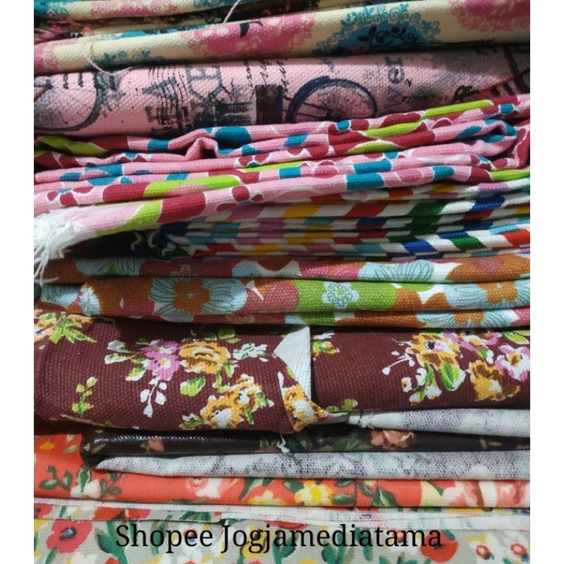 Aneka Kanvas Laminasi dan kanvas lokal SALE 35 ribu