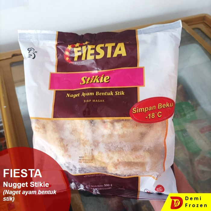 

Fiesta Chicken Nugget naget ayam bentuk stik stikie 500gr