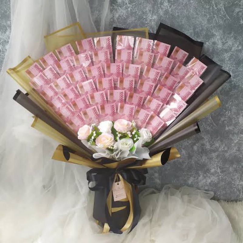 Bucket Uang 50 ribuan & 100 ribuan