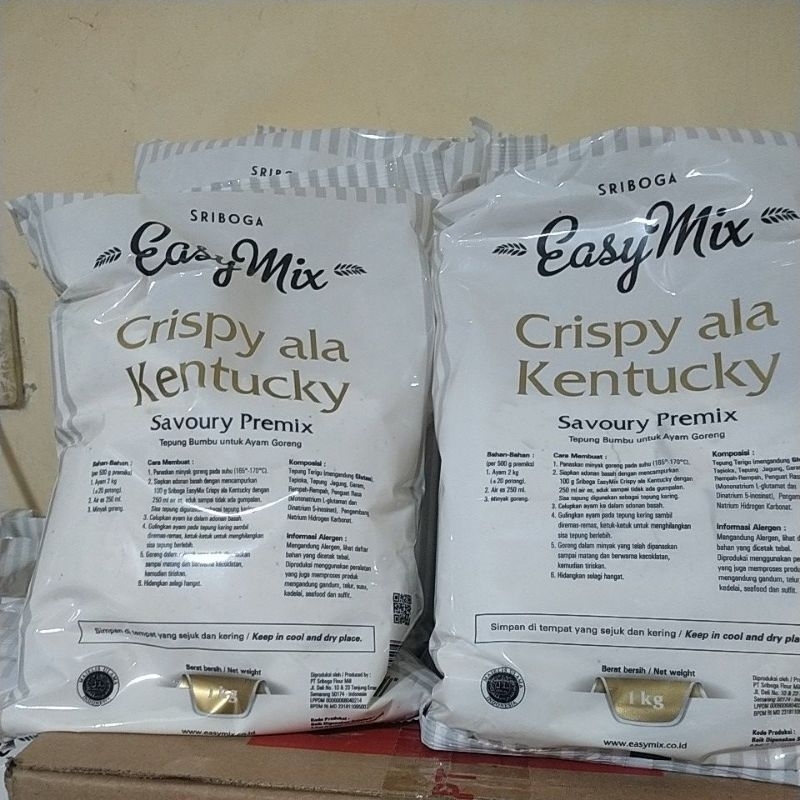 

Tepung Sriboga Easy Mix ala Kentucky 10 kg