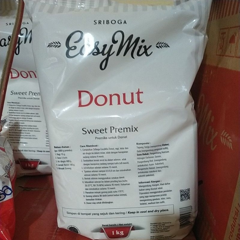

Tepung Sriboga Easy Mix donut 1kg