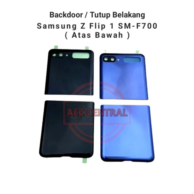 Backdoor Backcover Samsung Z Flip 1 SM-F700 ( Back Casing Cover Tutup Belakang Baterai )