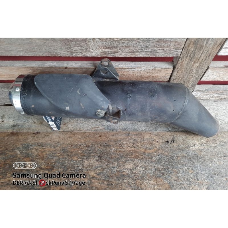 Knalpot motor trail original bekas
