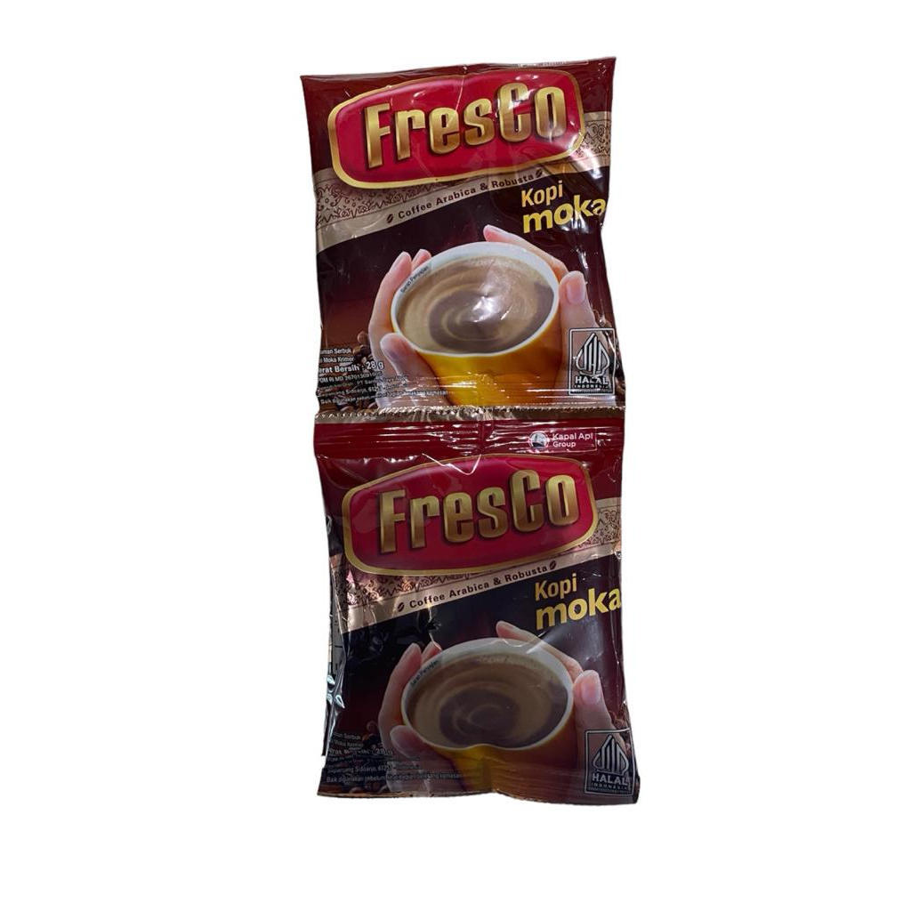 

FRESCO KOPI MOKA/KOPI RENCENG/KOPI FRESCO ISI 10 SACHET/KAPAL API FRESCO