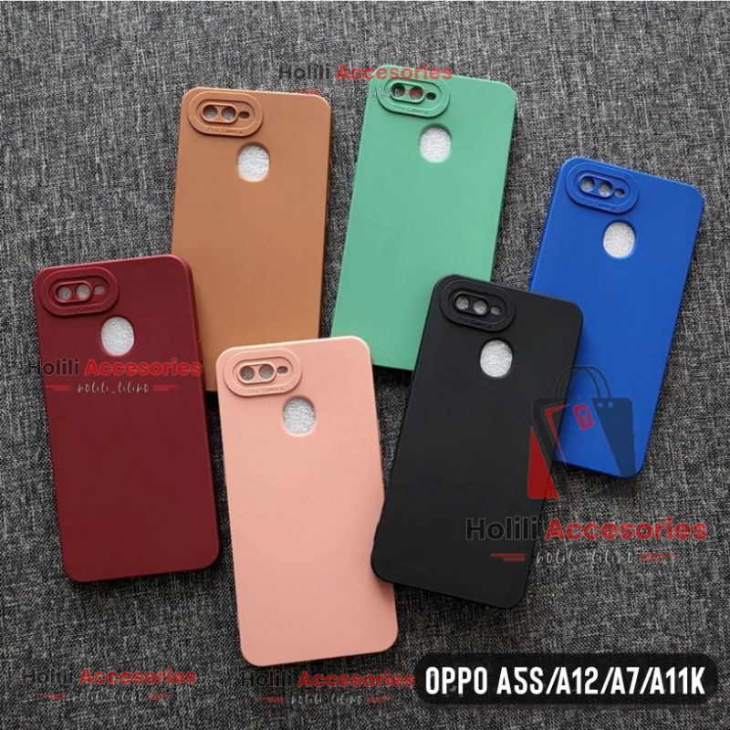 Soft Case OPPO A5S A7 A12 A11K Cover Casing Silicon Silikon Karet...