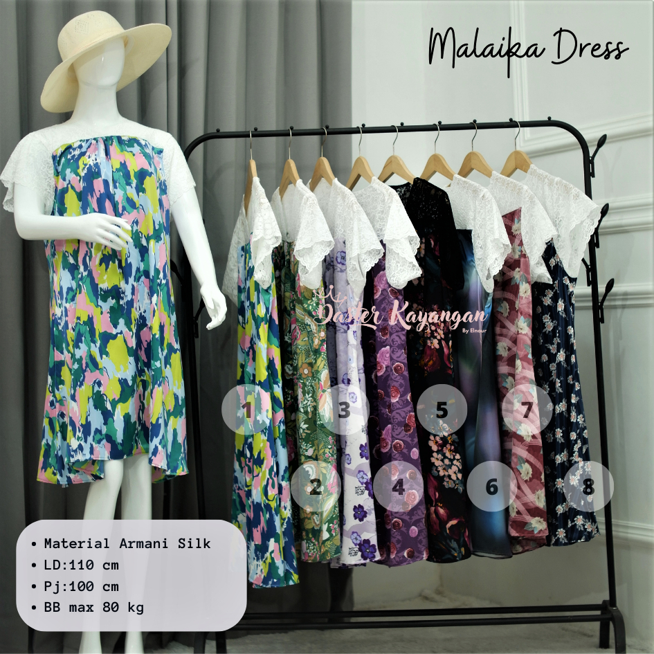 Daster Kekinian Premium Home Dress Malaika Armani Silk