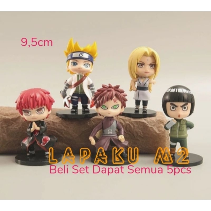 Action Figure Naruto Shipudden Sasori Tsunade Set isi 5
