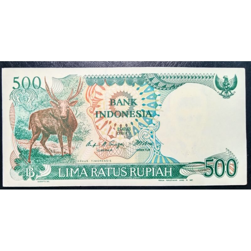 UANGKUNO 500 RUPIAH RUSA 1988