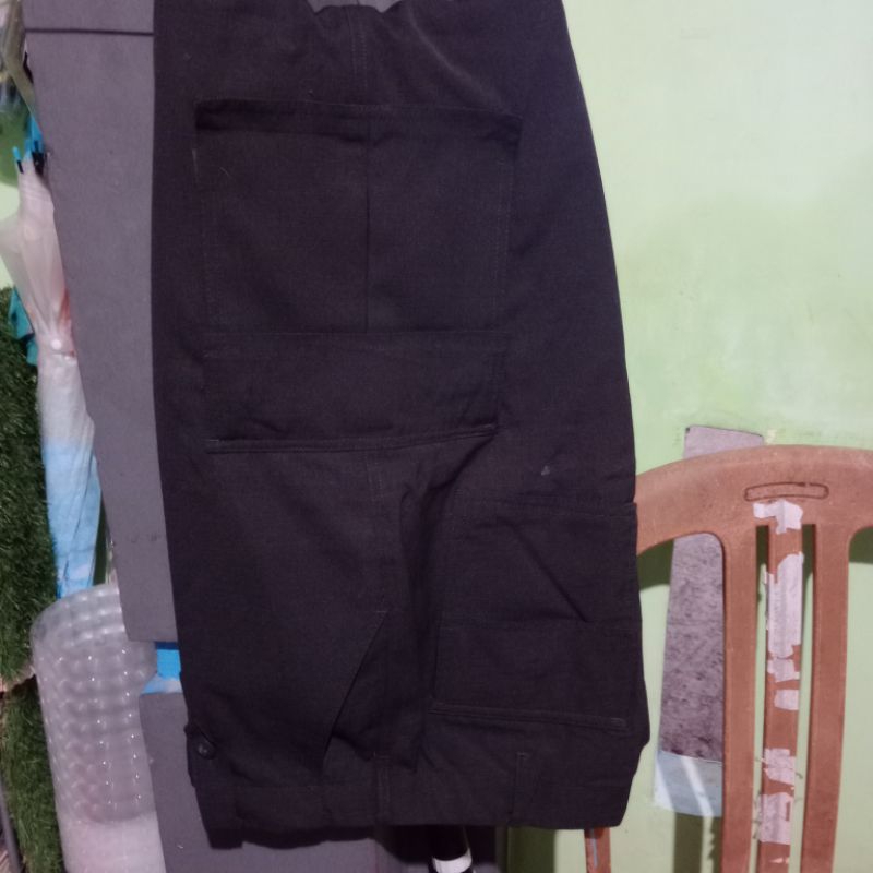 celana PDL RIPSTOK hitam original bahan kotak2